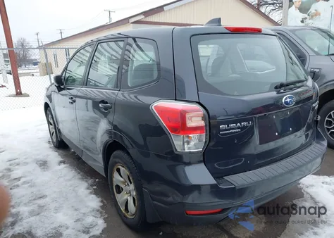 2017 Subaru Forester 2.5I from USA, damaged, VIN JF2SJAAC2HH448405